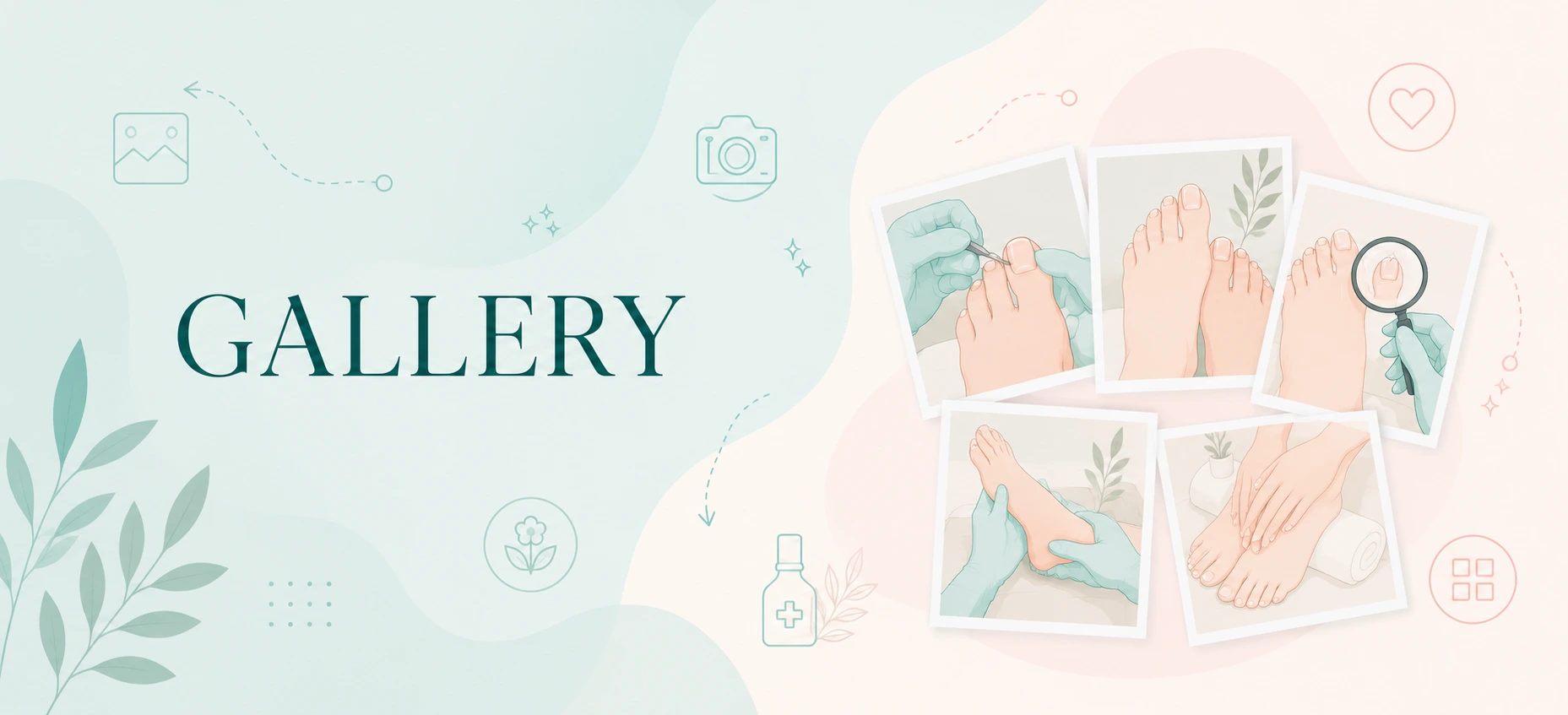 Patient results and therapeutic nail treatment gallery for Jada Nail Clinic.