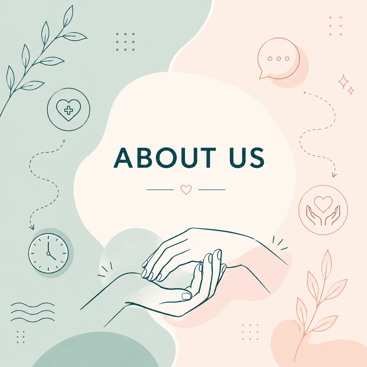About Us page graphic for Jada Nail Clinic, a professional medical and therapeutic nail care clinic.